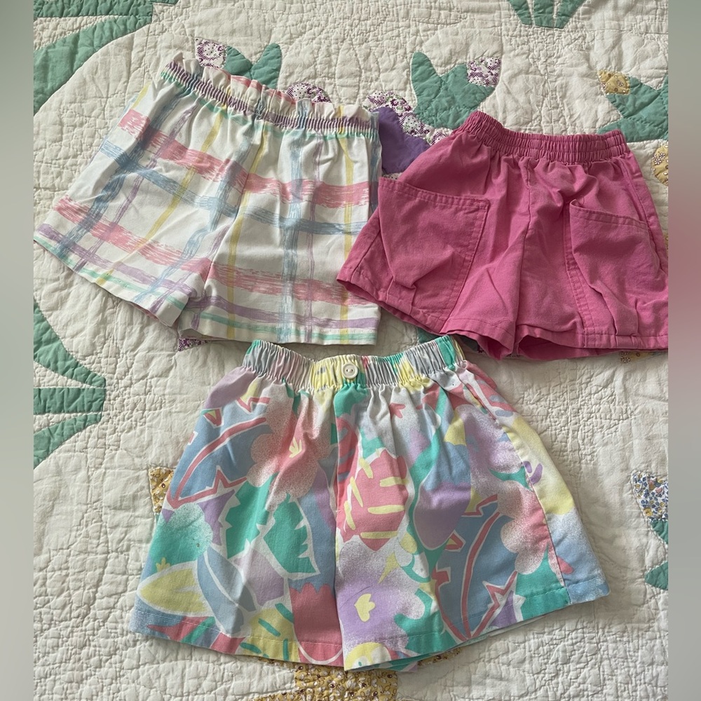 Vintage toddler summer shorts Healthtex 90s 80s